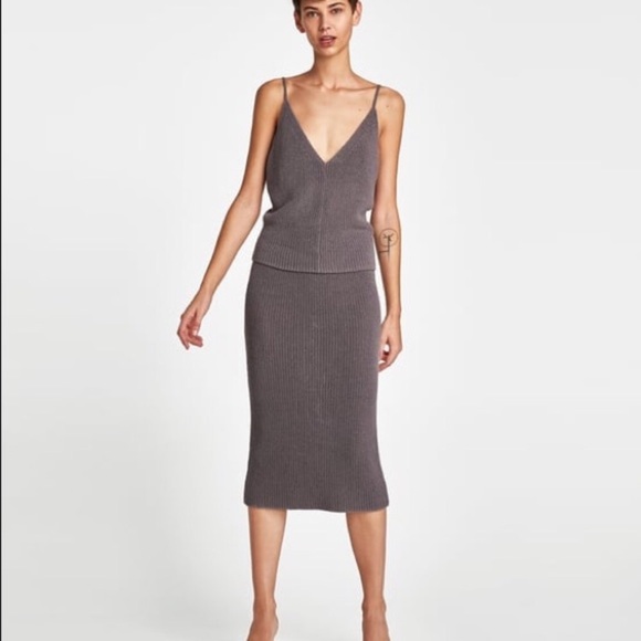 Zara Other - Zara Knitted Set top/skirt